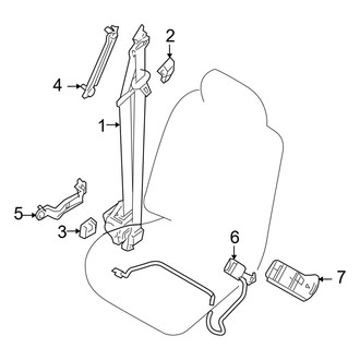 Infiniti OE - Restraint Systems - Front Seat Belts