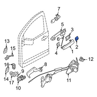 Infiniti OE - Front Right Outer Exterior Door Handle