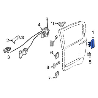 Infiniti OE - Front Left Outer Exterior Door Handle