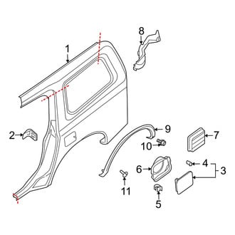 Infiniti OE - Quarter Panel & Components