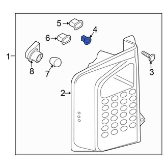 Infiniti OE - Tail Light Screw