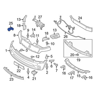 Infiniti OE - Rear Parking Aid Sensor