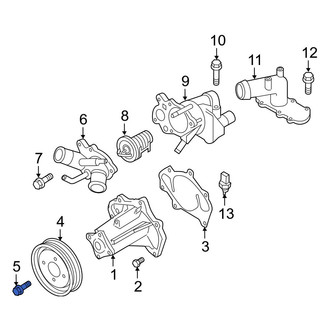 Infiniti OE - Engine Water Pump Pulley Bolt