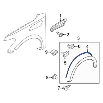 Infiniti OE - Wheel Arch Flare Gasket