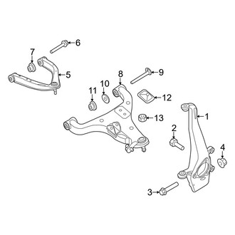 Infiniti OE - Front Suspension - Suspension Components (4WD)