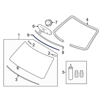 Infiniti OE - Windshield Molding Grommet