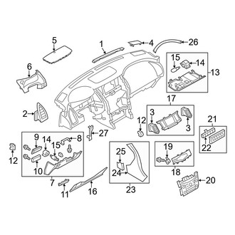 Infiniti OE - Instrument Panel Components