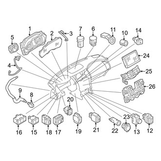 Infiniti OE - Instrument Panel - Cluster & Switches
