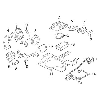 Infiniti OE - Seats & Tracks - Driver Seat Components (Climate Control Components)