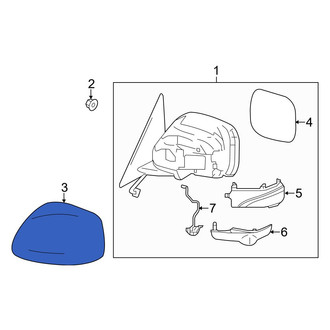 Infiniti OE - Front Left Door Mirror Cover