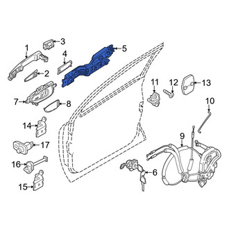 Infiniti OE - Rear Left Exterior Door Handle Base