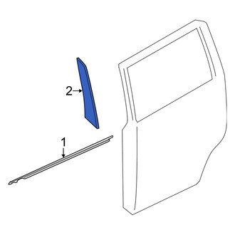 Infiniti OE - Rear Left Door Applique