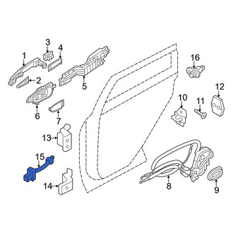 Infiniti OE - Rear Left Door Check
