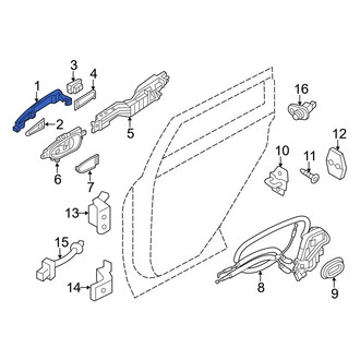 Infiniti OE - Rear Outer Exterior Door Handle