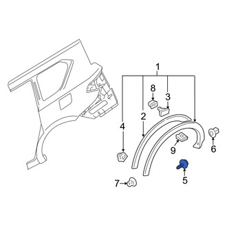 Infiniti OE - Rocker Panel Molding Screw