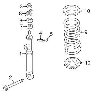 Infiniti OE - Rear Suspension - Shocks & Components (With Motion Control)