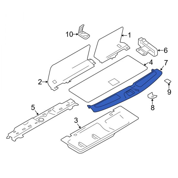 Trunk Trim Scuff Plate