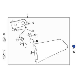 Infiniti OE - Back Up Light Assembly Nut
