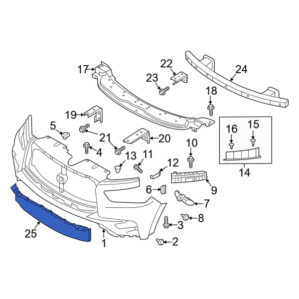 Radiator Support Air Deflector