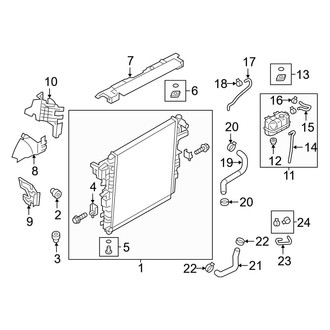 Infiniti OE - Cooling - Radiator & Components