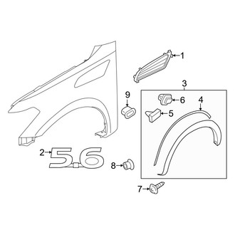 Infiniti OE - Fender - Exterior Trim