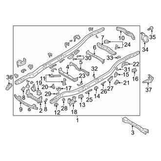 Infiniti OE - Frame & Components (Frame & Crossmembers)