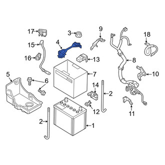 Infiniti OE - Battery Hold Down