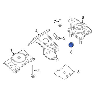 Infiniti OE - Automatic Transmission Mount Nut