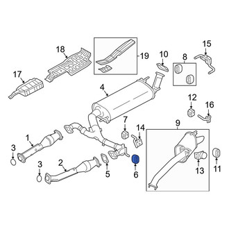 Infiniti OE - Center Exhaust System Hanger