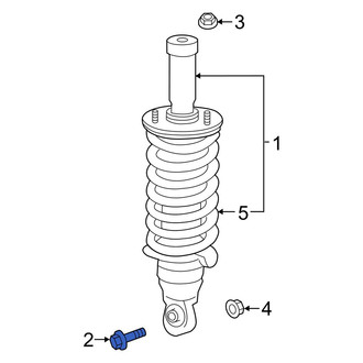 Infiniti OE - Suspension Strut Bolt