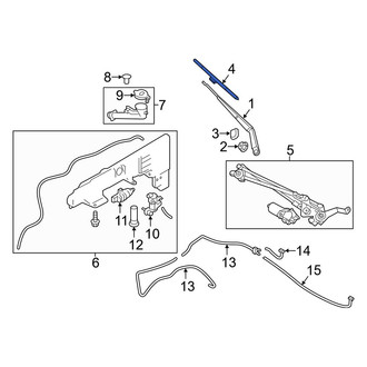 Infiniti OE - Front Left Wiper Blade