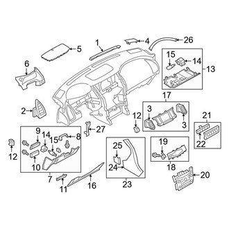 Infiniti OE - Instrument Panel Components