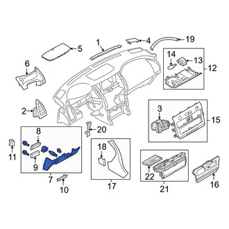 Infiniti OE - Lower Instrument Panel Cover