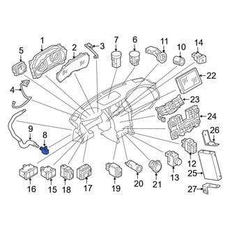 Infiniti OE - Cabin Air Temperature Sensor