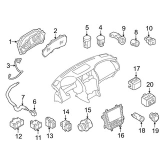 Infiniti OE - Instrument Panel - Cluster & Switches