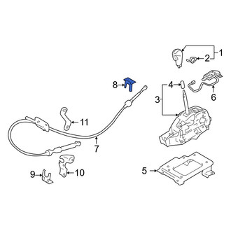 Infiniti OE - Front Automatic Transmission Shifter Cable Clip