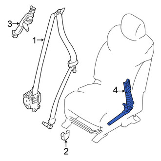 Infiniti OE - Front Left Seat Belt Receptacle