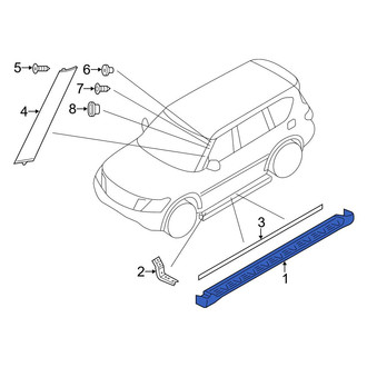 Infiniti OE - Left Running Board