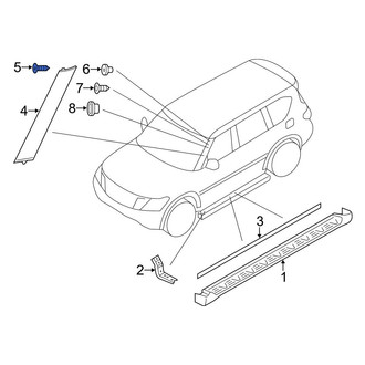 Infiniti OE - Windshield Molding Screw