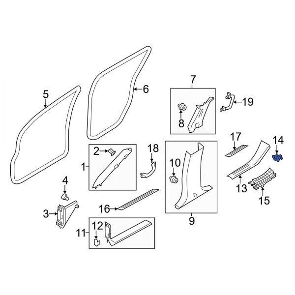 Door Sill Plate Clip