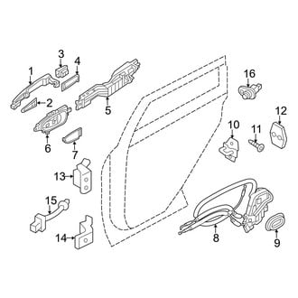 Infiniti OE - Rear Door - Lock & Hardware