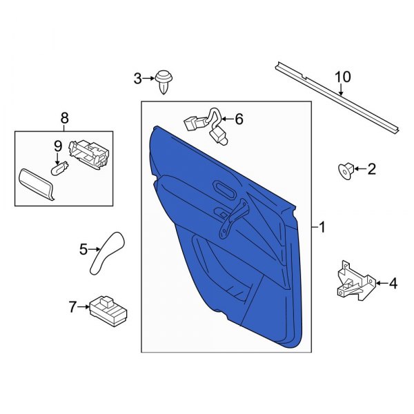 Door Interior Trim Panel