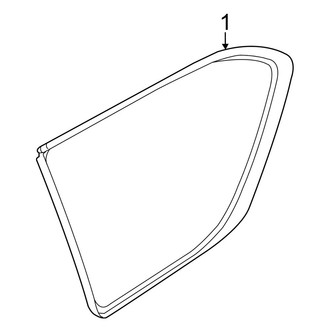 Infiniti OE - Quarter Panel - Glass