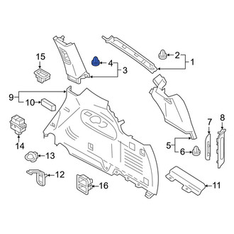 Infiniti OE - Roof Opening Trim Clip
