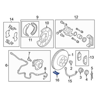 Infiniti OE - Brake Hydraulic Hose Lock Clip