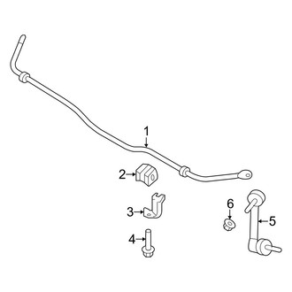 Infiniti OE - Rear Suspension - Stabilizer Bar & Components (Base / Limited)