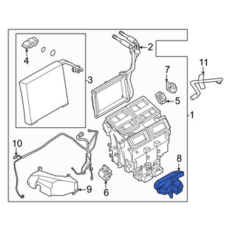 Infiniti OE - Front Right Lower Instrument Panel Air Duct