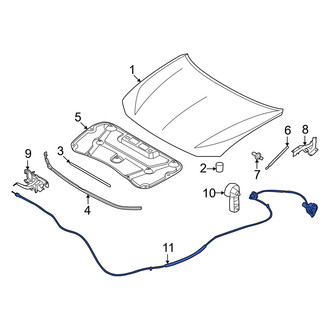 Infiniti OE - Front Hood Release Cable