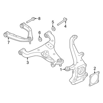 Infiniti OE - Front Suspension - Suspension Components (AWD)