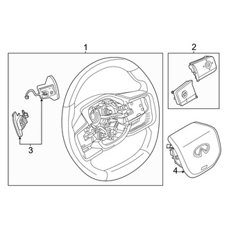 Infiniti OE - Steering Wheel & Trim